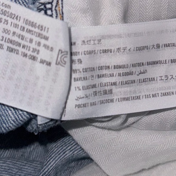 Abercrombie & fitch the 90s straight mid rise Jean 29/8/XL/L33 - Picture 7 of 11